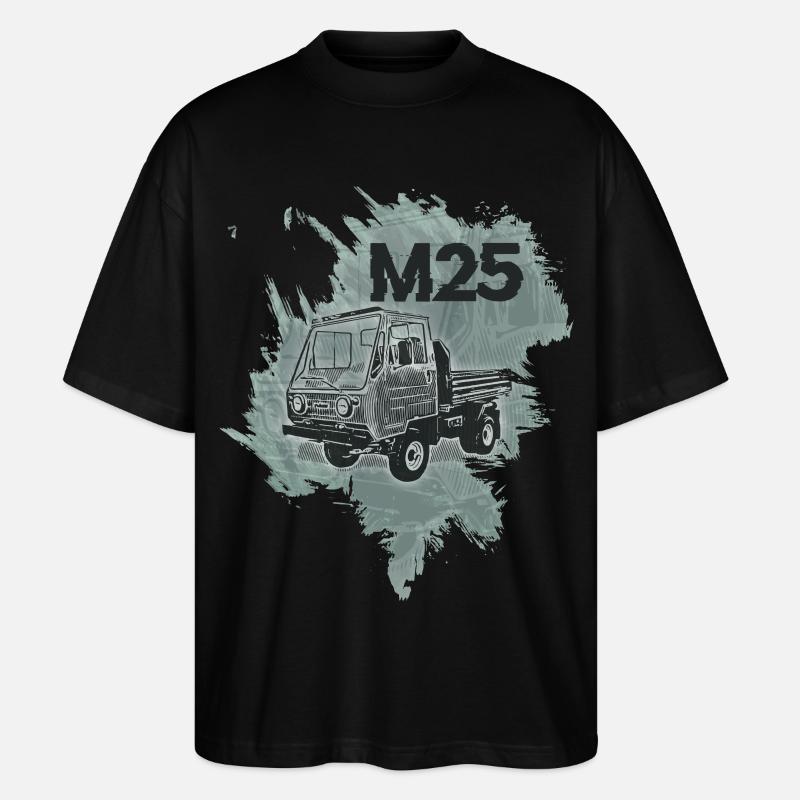 Multicar M25 - Stanley/Stella Oversized Unisex Bio T-Shirt Blaster 2.0 - Schwarz