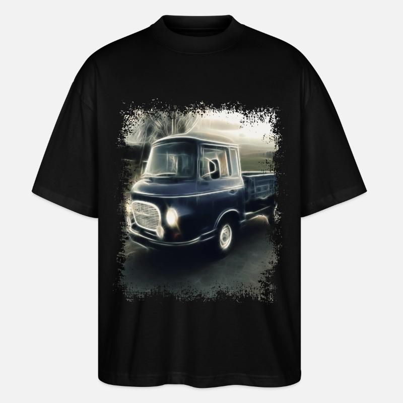 Barkas Pritsche - Stanley/Stella Oversized Unisex Bio T-Shirt Blaster 2.0 - Schwarz