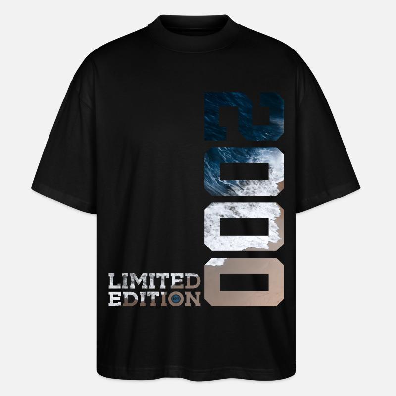 26TH ANNIVERSARY LIMITED EDITION 2000 - Stanley/Stella Oversized Unisex Organic T-shirt Blaster 2.0 - black