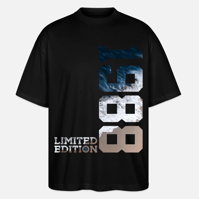 38E ANNIVERSAIRE ÉDITION LIMITÉE 1988 - T-shirt bio Blaster 2.0 coupe oversize Stanley/Stella Unisexe - noir