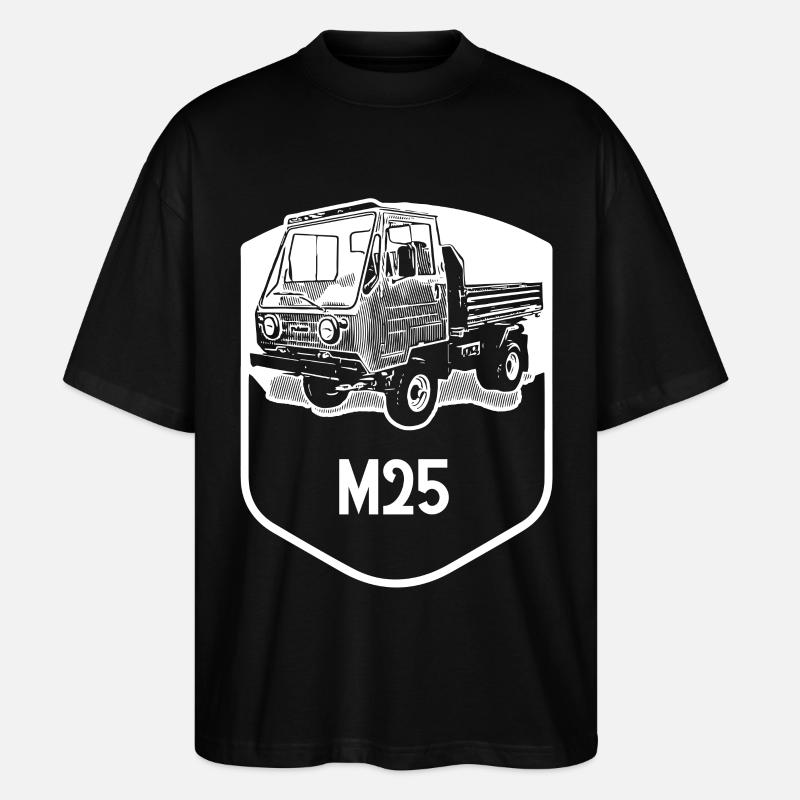 Multicar M25 - GDR - Classic - Stanley/Stella Oversized Unisex Organic T-shirt Blaster 2.0 - black
