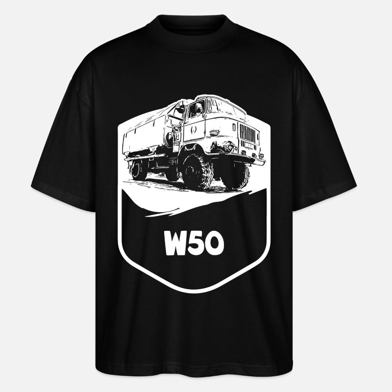 W50 | RDA | Camions | CGPI - T-shirt bio Blaster 2.0 coupe oversize Stanley/Stella Unisexe - noir