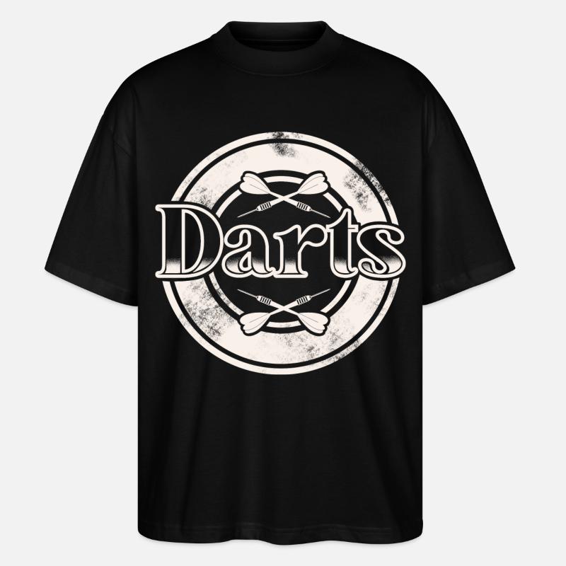 Dart Darten Fléchettes - T-shirt bio Blaster 2.0 coupe oversize Stanley/Stella Unisexe - noir