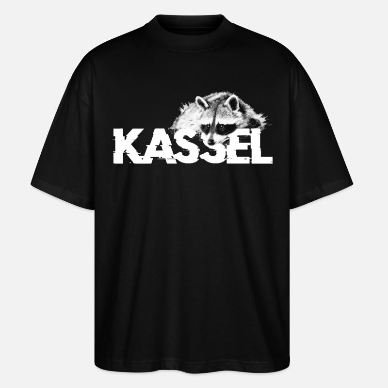 raton laveur Kassel - T-shirt bio Blaster 2.0 coupe oversize Stanley/Stella Unisexe - noir