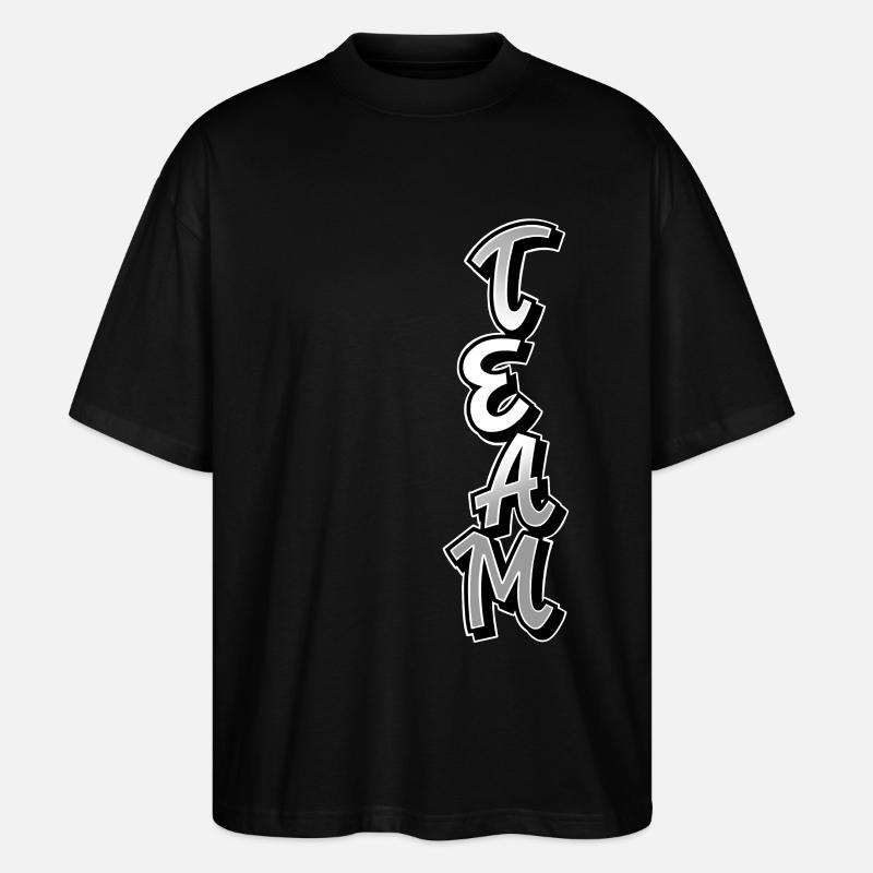 Team - Stanley/Stella Oversized Unisex Bio T-Shirt Blaster 2.0 - Schwarz