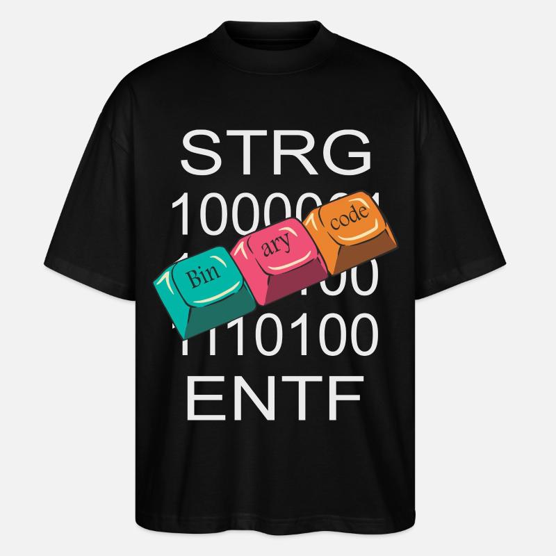 Computer Nerd - Stanley/Stella Oversized Unisex Organic T-shirt Blaster 2.0 - black