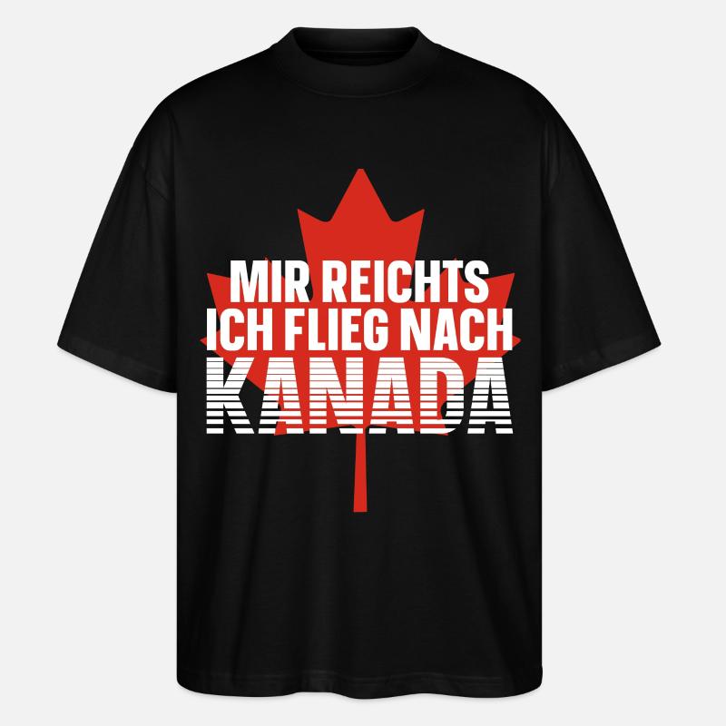 Kanada - Stanley/Stella Oversized Unisex Bio T-Shirt Blaster 2.0 - Schwarz