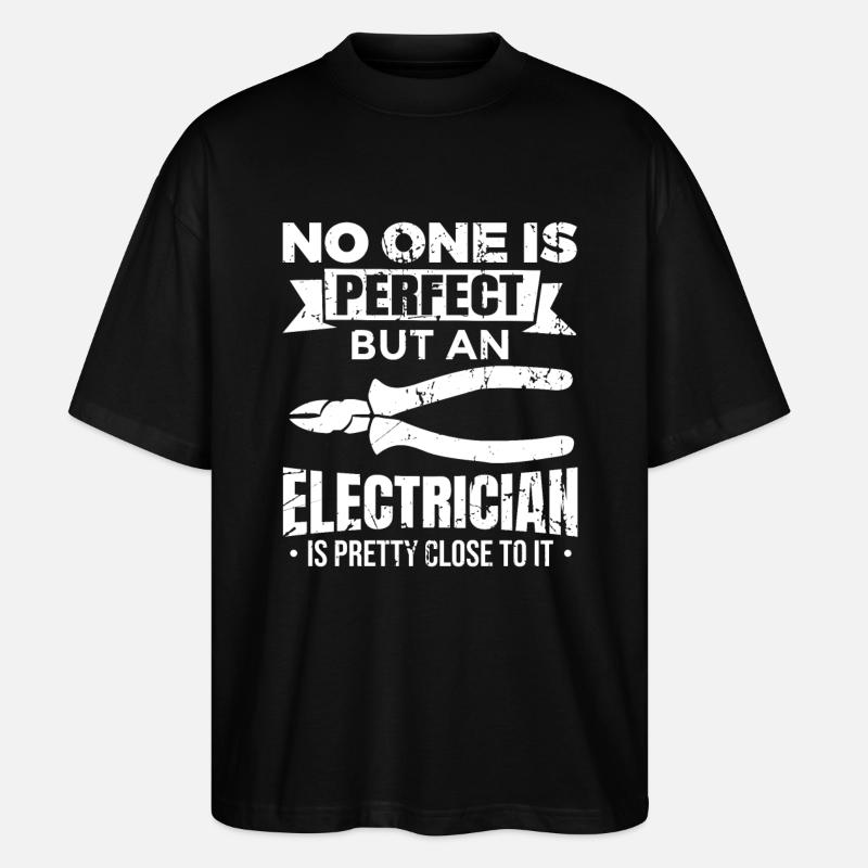 Electrical Engineer Witz - Stanley/Stella Oversized Unisex Organic T-shirt Blaster 2.0 - black