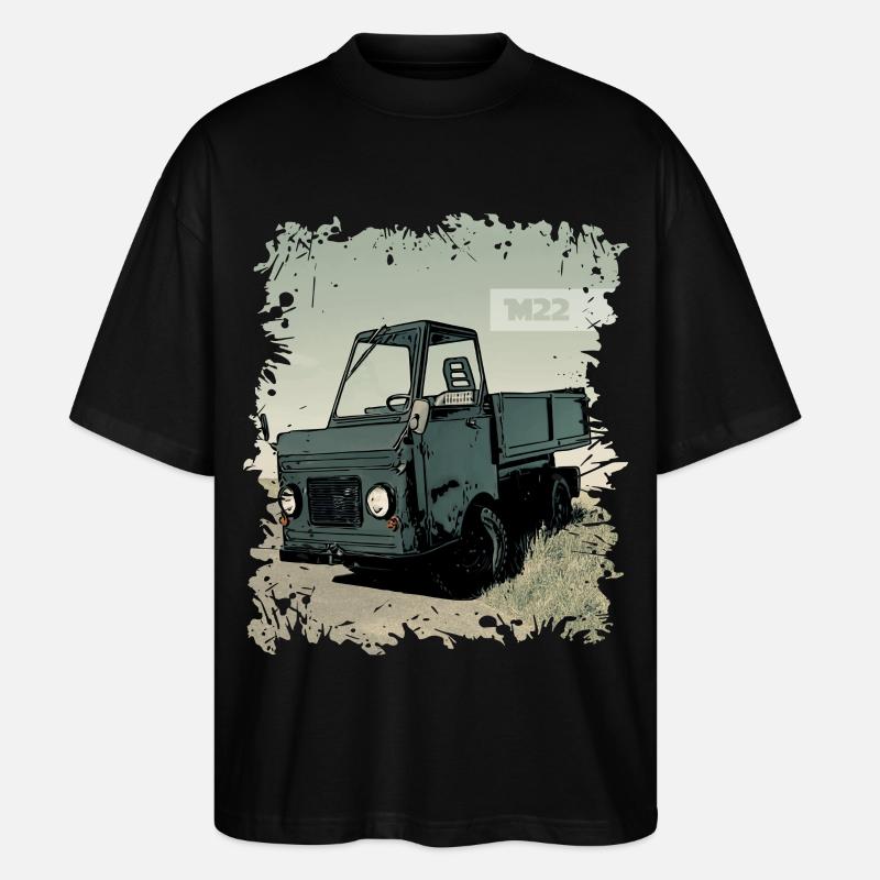 Multicar M22 - Stanley/Stella Oversized Unisex Bio T-Shirt Blaster 2.0 - Schwarz