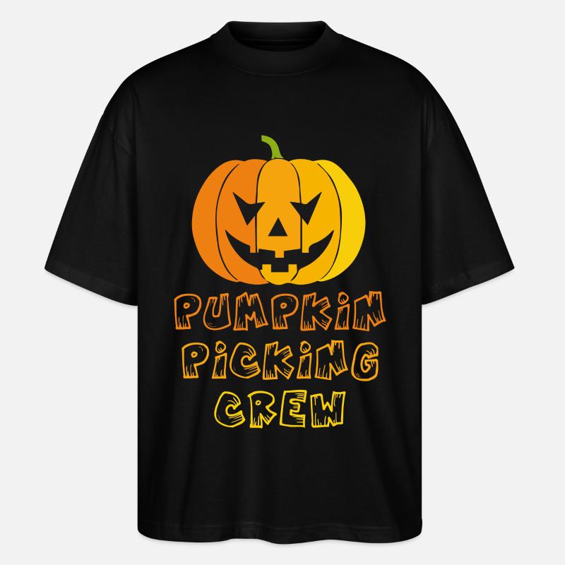 Pumpkin picking crew - Stanley/Stella Oversized Unisex Bio T-Shirt Blaster 2.0 - Schwarz