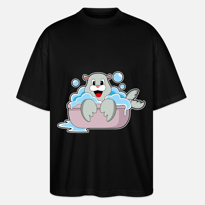 Étanchéité dans la baignoire - T-shirt bio Blaster 2.0 coupe oversize Stanley/Stella Unisexe - noir