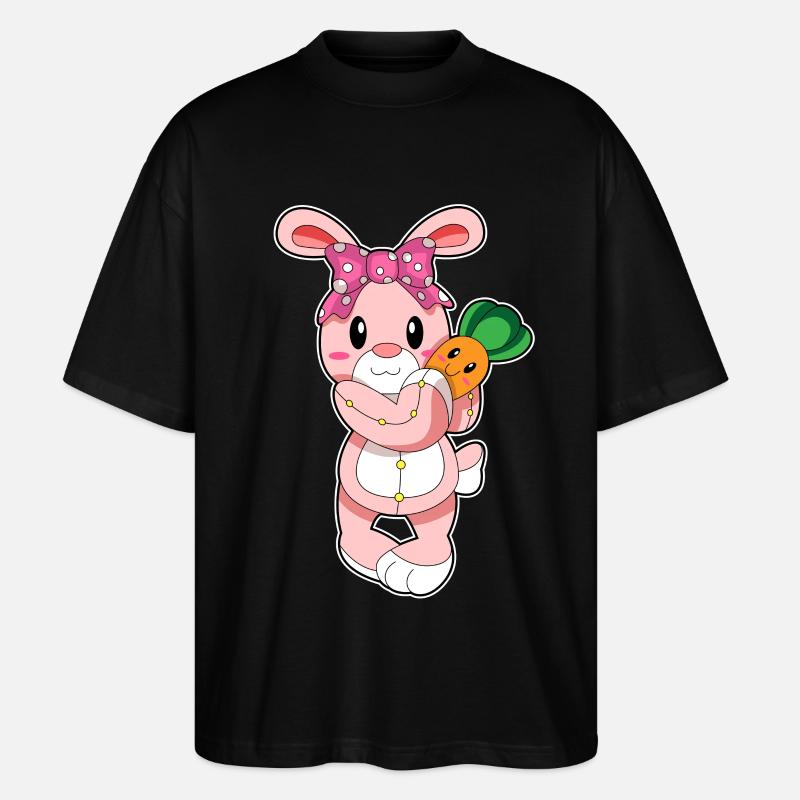 Le lapin comme jouet - T-shirt bio Blaster 2.0 coupe oversize Stanley/Stella Unisexe - noir
