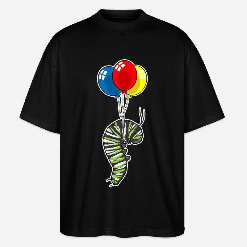 Ballon Caterpillar - T-shirt bio Blaster 2.0 coupe oversize Stanley/Stella Unisexe - noir