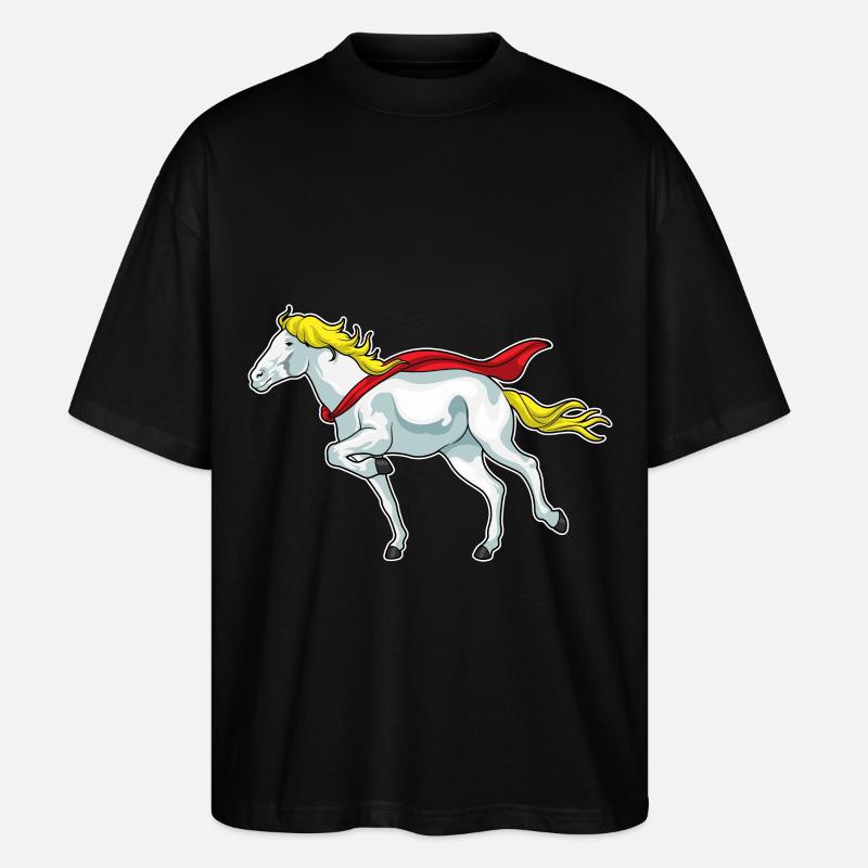 Cap de cheval - T-shirt bio Blaster 2.0 coupe oversize Stanley/Stella Unisexe - noir