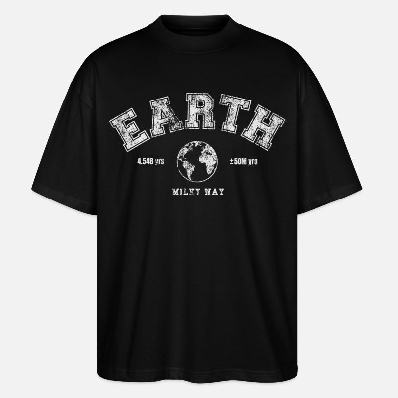 Earth Day - Stanley/Stella Oversized Unisex Bio T-Shirt Blaster 2.0 - Schwarz
