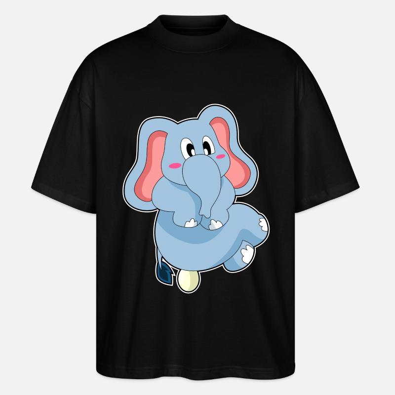 Oeuf d’éléphant - T-shirt bio Blaster 2.0 coupe oversize Stanley/Stella Unisexe - noir