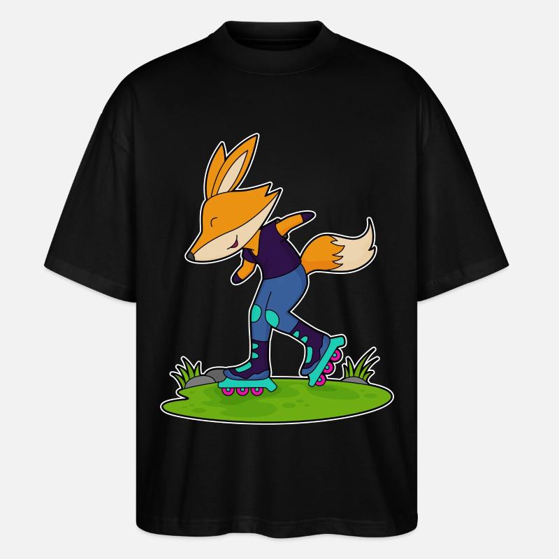 Fuchs Inline skating Inline skates - Stanley/Stella Oversized Unisex Organic T-shirt Blaster 2.0 - black