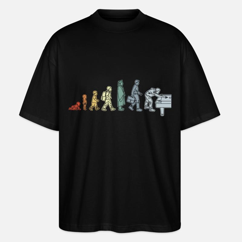 Pool Evolution - Stanley/Stella Oversized Unisex Bio T-Shirt Blaster 2.0 - Schwarz