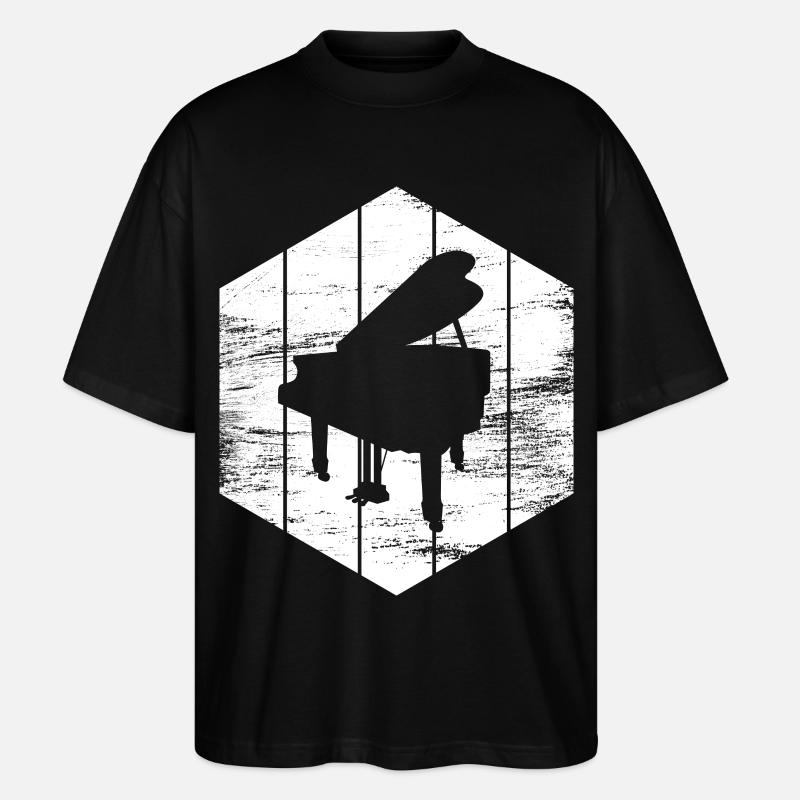 Flügel - Stanley/Stella Oversized Unisex Bio T-Shirt Blaster 2.0 - Schwarz