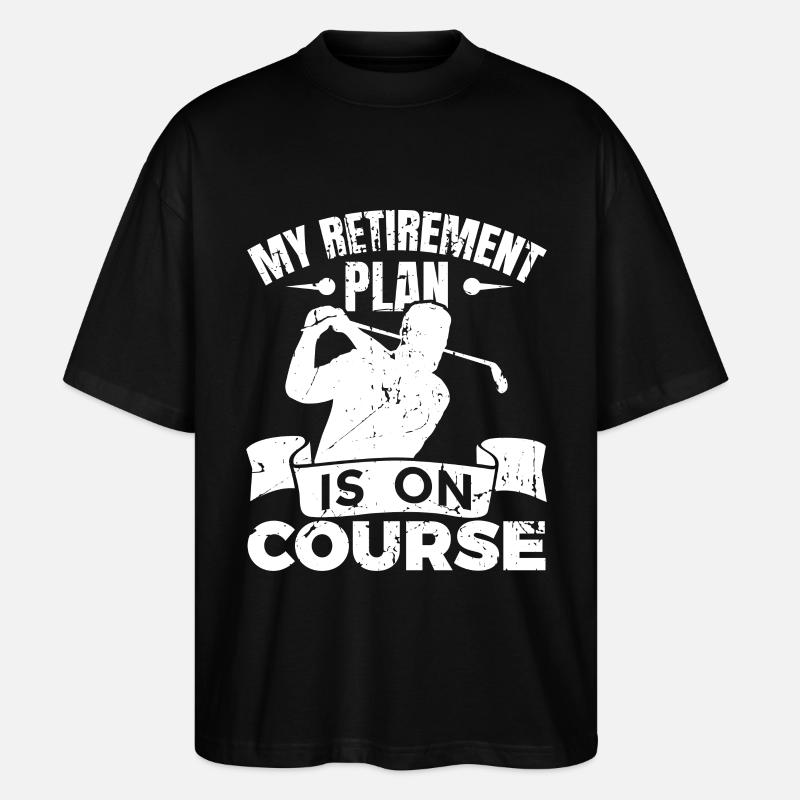 Retraite des golfeurs - T-shirt bio Blaster 2.0 coupe oversize Stanley/Stella Unisexe - noir