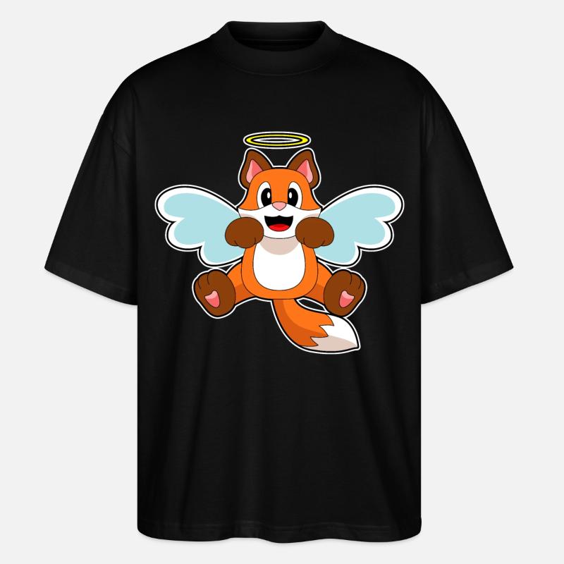 Fox Angel - T-shirt bio Blaster 2.0 coupe oversize Stanley/Stella Unisexe - noir