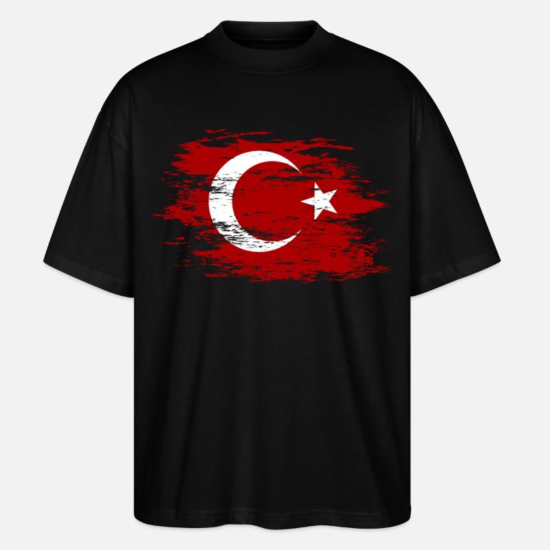 Dinde utilisée - T-shirt bio Blaster 2.0 coupe oversize Stanley/Stella Unisexe - noir