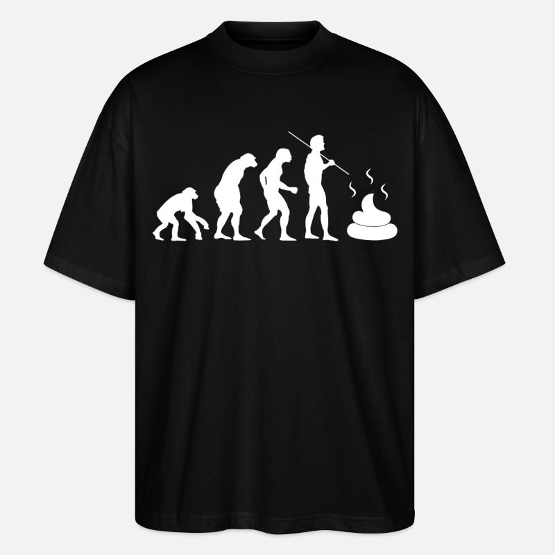 Darmevolution - Stanley/Stella Oversized Unisex Bio T-Shirt Blaster 2.0 - Schwarz
