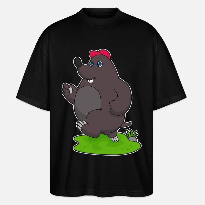 Mole Jogger Jogging - T-shirt bio Blaster 2.0 coupe oversize Stanley/Stella Unisexe - noir