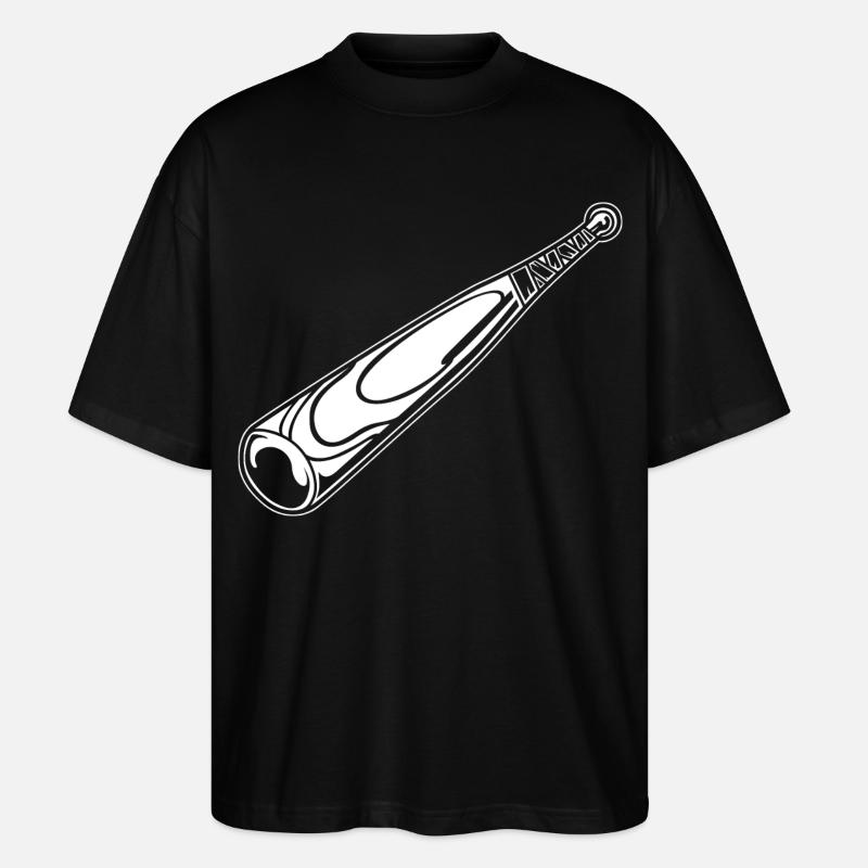 Batte de baseball - T-shirt bio Blaster 2.0 coupe oversize Stanley/Stella Unisexe - noir
