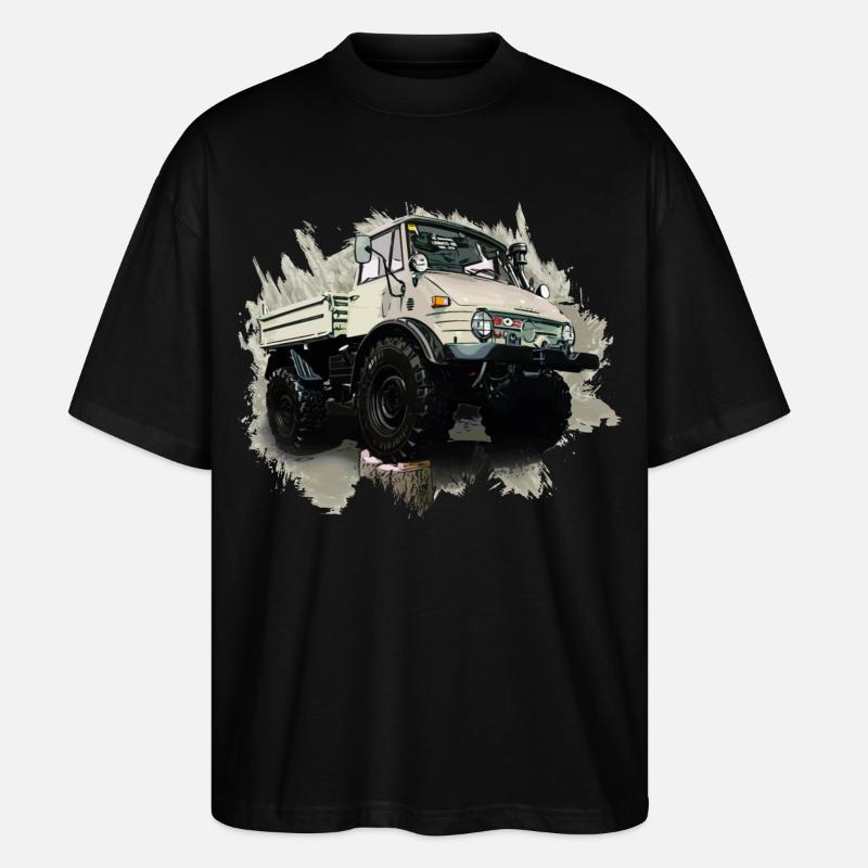Unimog Oldi - Stanley/Stella Oversized Unisex Bio T-Shirt Blaster 2.0 - Schwarz