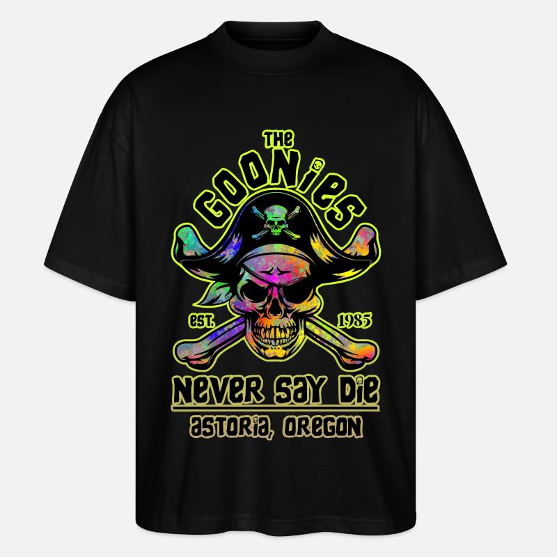 THE GOONIES 6 - Stanley/Stella Oversized Unisex Bio T-Shirt Blaster 2.0 - Schwarz