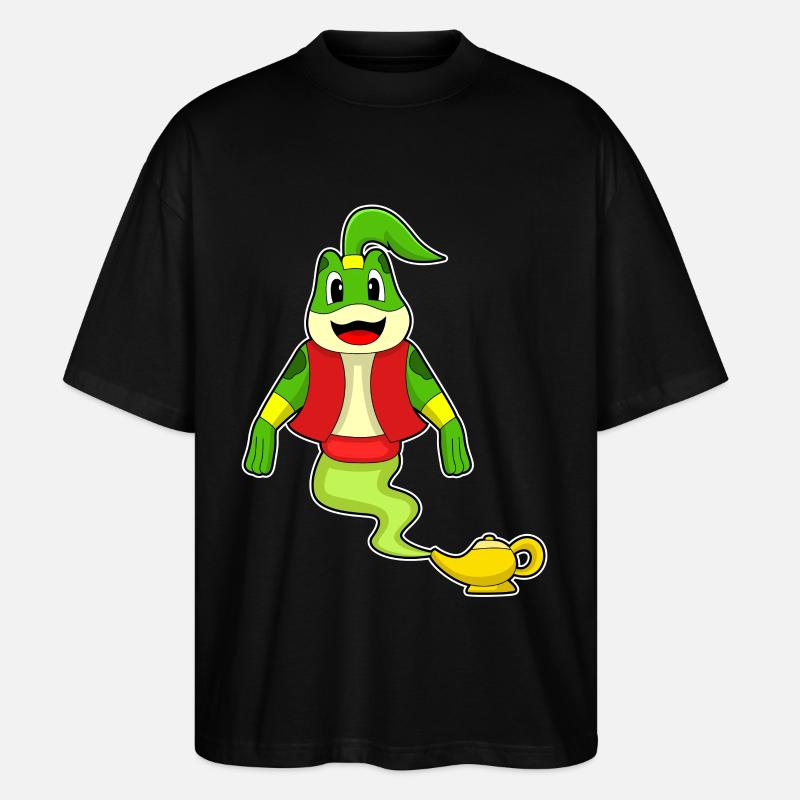 Frosch Flaschengeist - Stanley/Stella Oversized Unisex Bio T-Shirt Blaster 2.0 - Schwarz