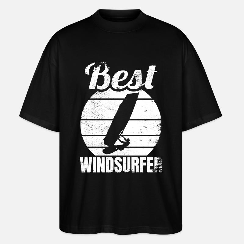 Bester Windsurfer - Stanley/Stella Oversized Unisex Bio T-Shirt Blaster 2.0 - Schwarz