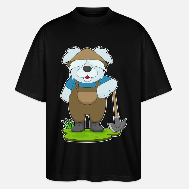 Pioche éleveuse de chiens - T-shirt bio Blaster 2.0 coupe oversize Stanley/Stella Unisexe - noir