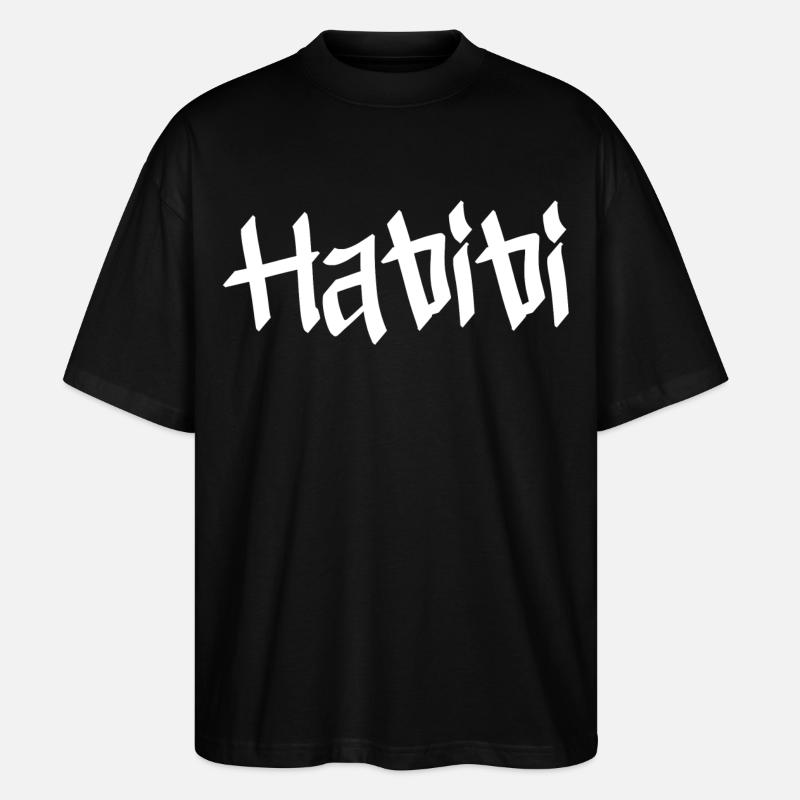 Habibi - Stanley/Stella Oversized Unisex Bio T-Shirt Blaster 2.0 - Schwarz