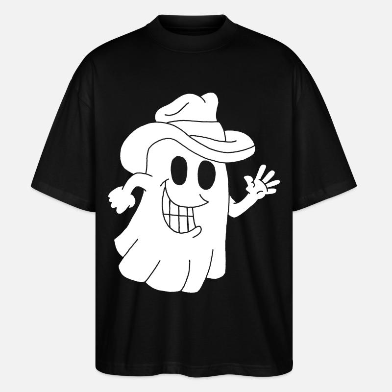 Cowboy-Geist - Stanley/Stella Oversized Unisex Bio T-Shirt Blaster 2.0 - Schwarz