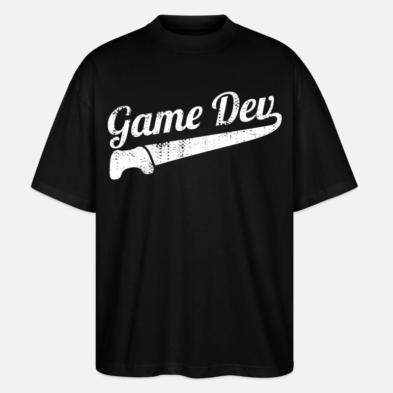 Game Developer - Stanley/Stella Oversized Unisex Organic T-shirt Blaster 2.0 - black