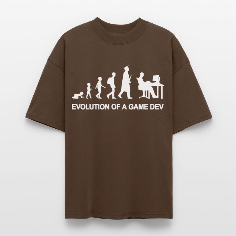 Game Developer Evolution Stanley/Stella Oversized Unisex Organic T-shirt Blaster 2.0