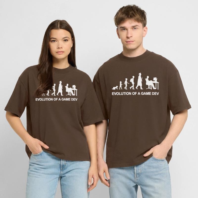 Game Developer Evolution Stanley/Stella Oversized Unisex Organic T-shirt Blaster 2.0