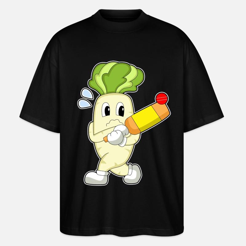 Radis Cricket Cricket Bats - T-shirt bio Blaster 2.0 coupe oversize Stanley/Stella Unisexe - noir