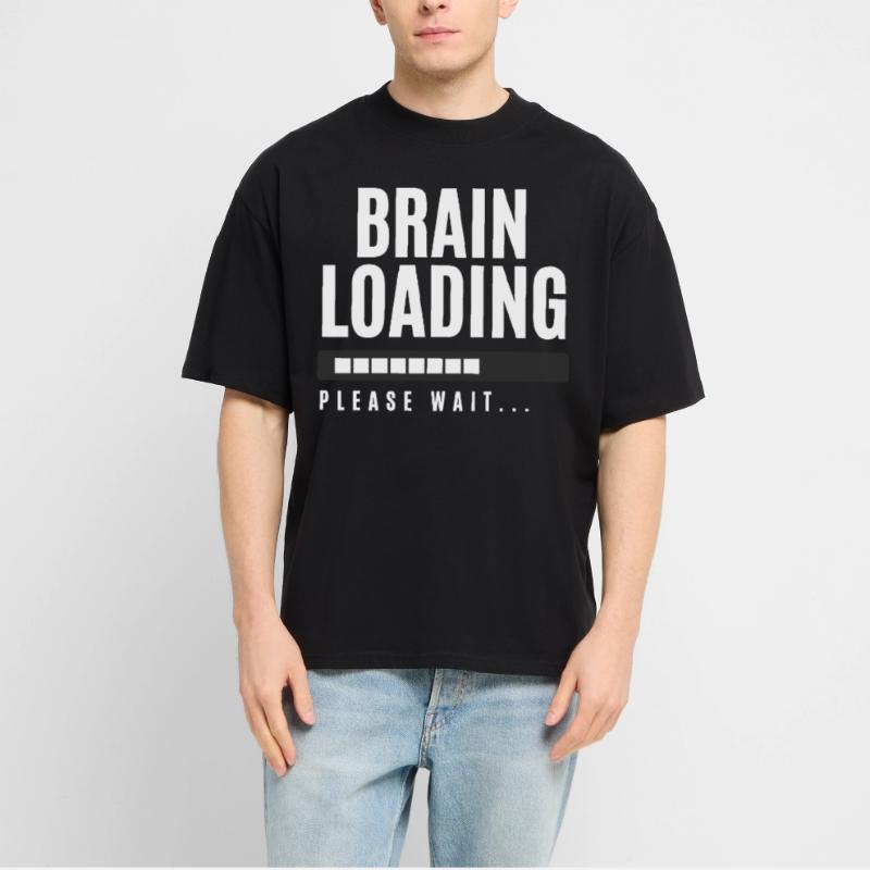 Brain Loading Please Wait Stanley/Stella Oversized Unisex Organic T-shirt Blaster 2.0
