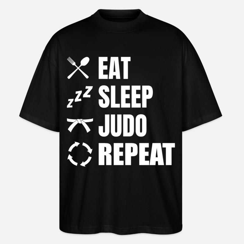 Horaire de judo - T-shirt bio Blaster 2.0 coupe oversize Stanley/Stella Unisexe - noir