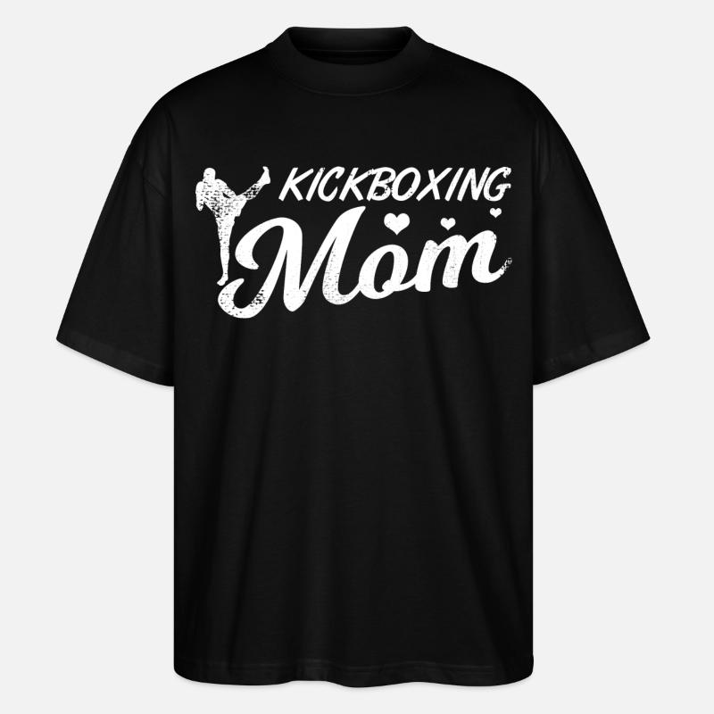 Kickboxer Mutter - Stanley/Stella Oversized Unisex Bio T-Shirt Blaster 2.0 - Schwarz