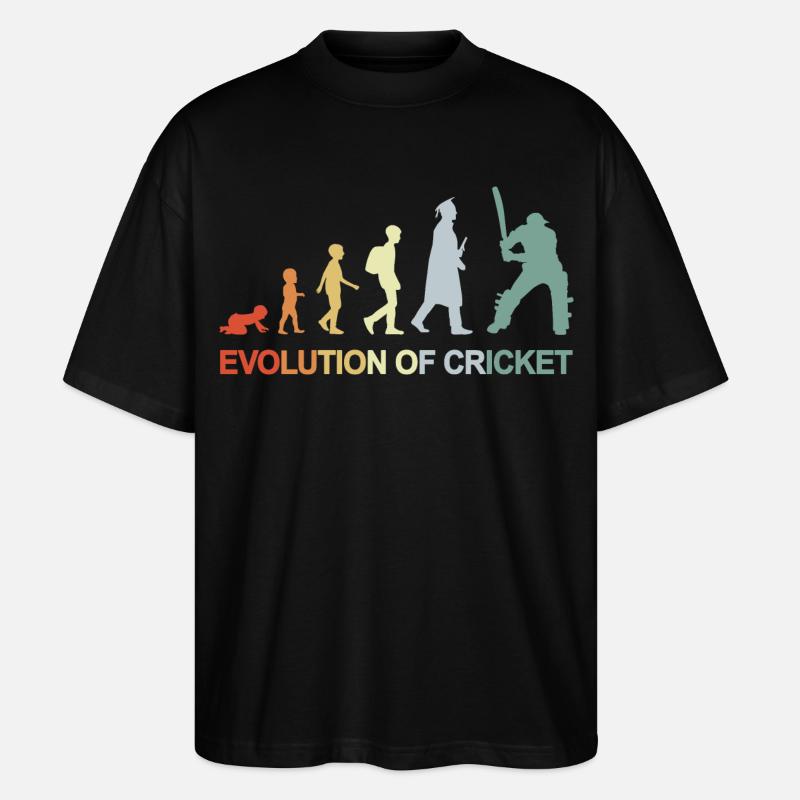 Évolution du cricket - T-shirt bio Blaster 2.0 coupe oversize Stanley/Stella Unisexe - noir