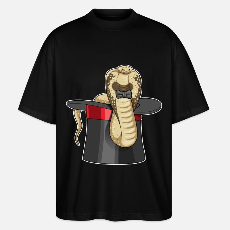 Cylindre Snake Wizard - T-shirt bio Blaster 2.0 coupe oversize Stanley/Stella Unisexe - noir