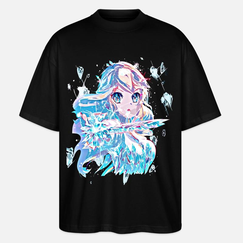 Princesse des glaces - T-shirt bio Blaster 2.0 coupe oversize Stanley/Stella Unisexe - noir