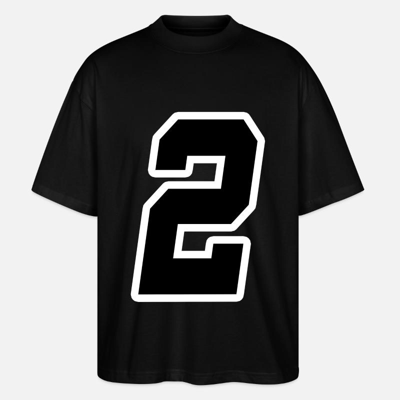 Nummer zwei 2 - Stanley/Stella Oversized Unisex Bio T-Shirt Blaster 2.0 - Schwarz