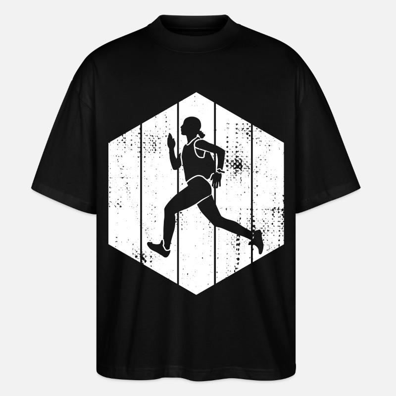 Coureuse - T-shirt bio Blaster 2.0 coupe oversize Stanley/Stella Unisexe - noir