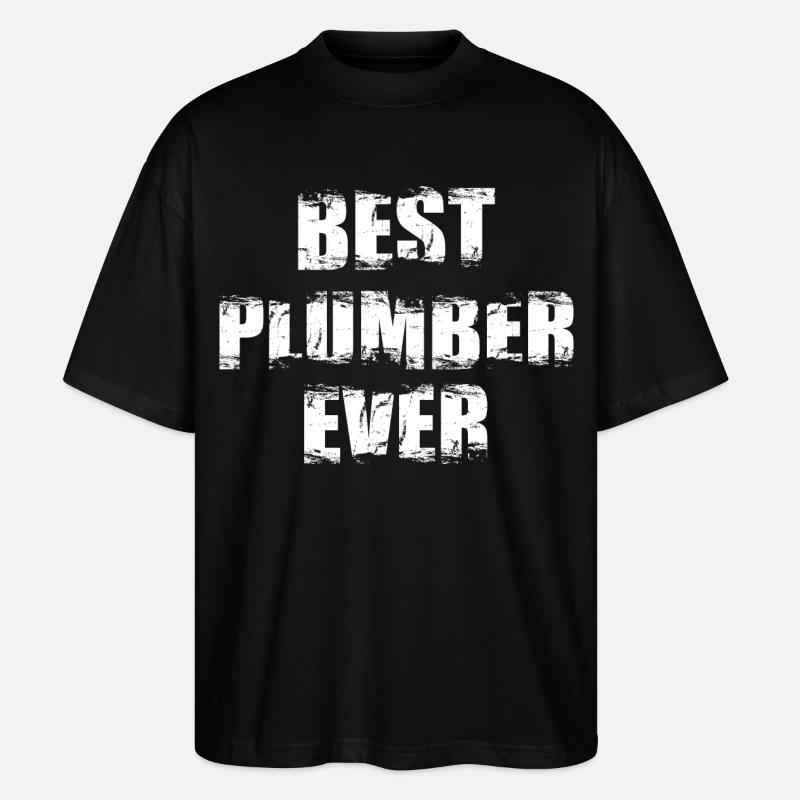 Bester Klempner aller Zeiten - Stanley/Stella Oversized Unisex Bio T-Shirt Blaster 2.0 - Schwarz