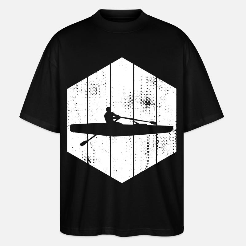 Skulls Rudern - Stanley/Stella Oversized Unisex Bio T-Shirt Blaster 2.0 - Schwarz